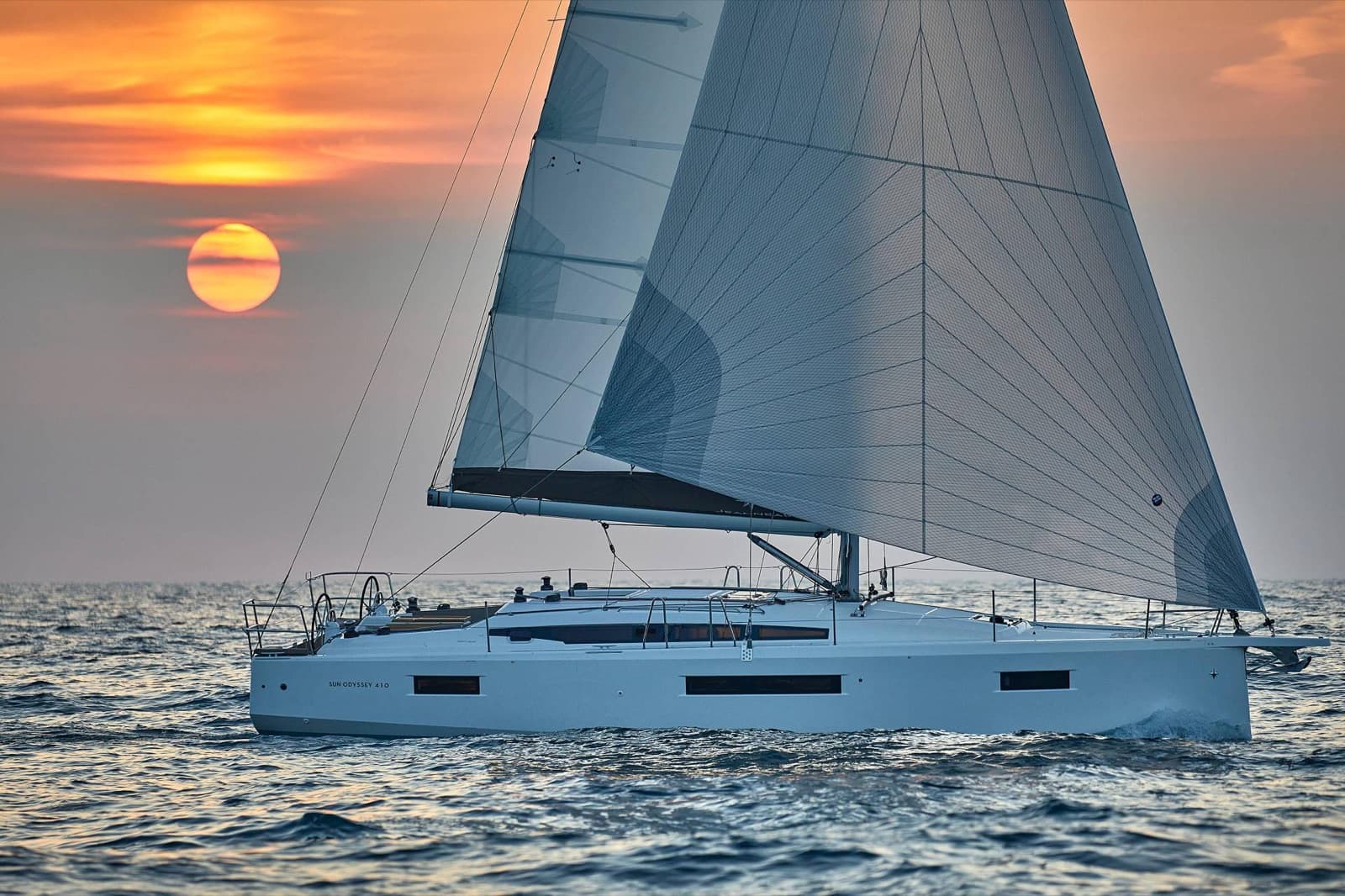 Sailing by Jeanneau