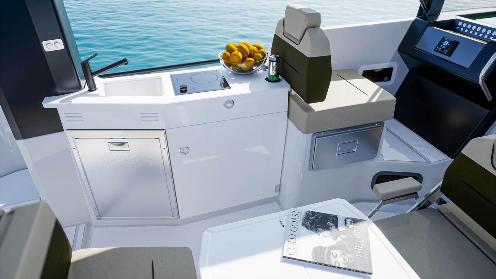 Galley, EX 34 Cabin